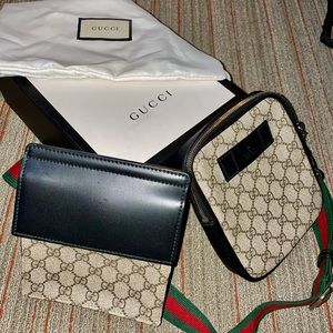 GUCCI Multicoloured Monogram logo Belt Bag (used)